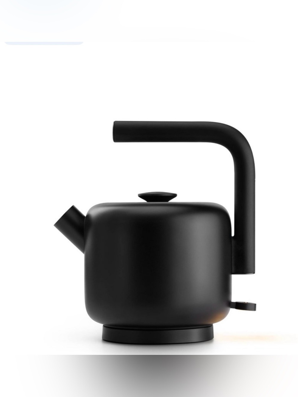 Fellow 1.5L Clyde Electric Tea Kettle Matte Black: Stainless Steel